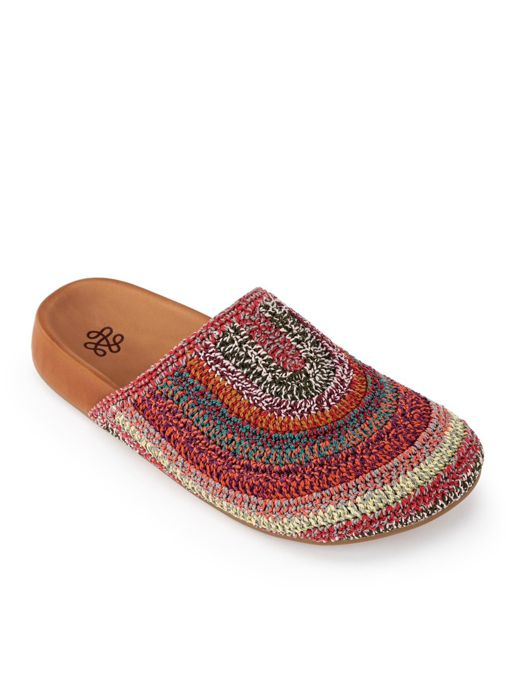 THE SAK Bolinas Boho Stripe Crochet Clogs in Sunset US 9 - Picture 2 of 15